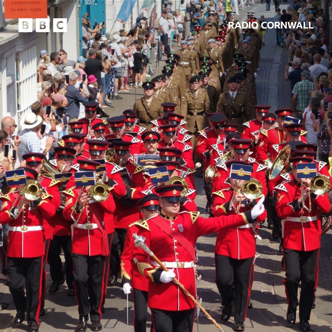 BBCCornwall's tweet image. More pictures from the #armedforcesday2023 Falmouth military parade 🥁🎖️