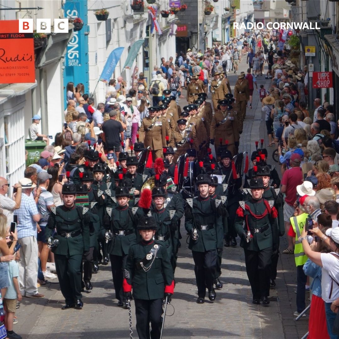 BBCCornwall's tweet image. More pictures from the #armedforcesday2023 Falmouth military parade 🥁🎖️