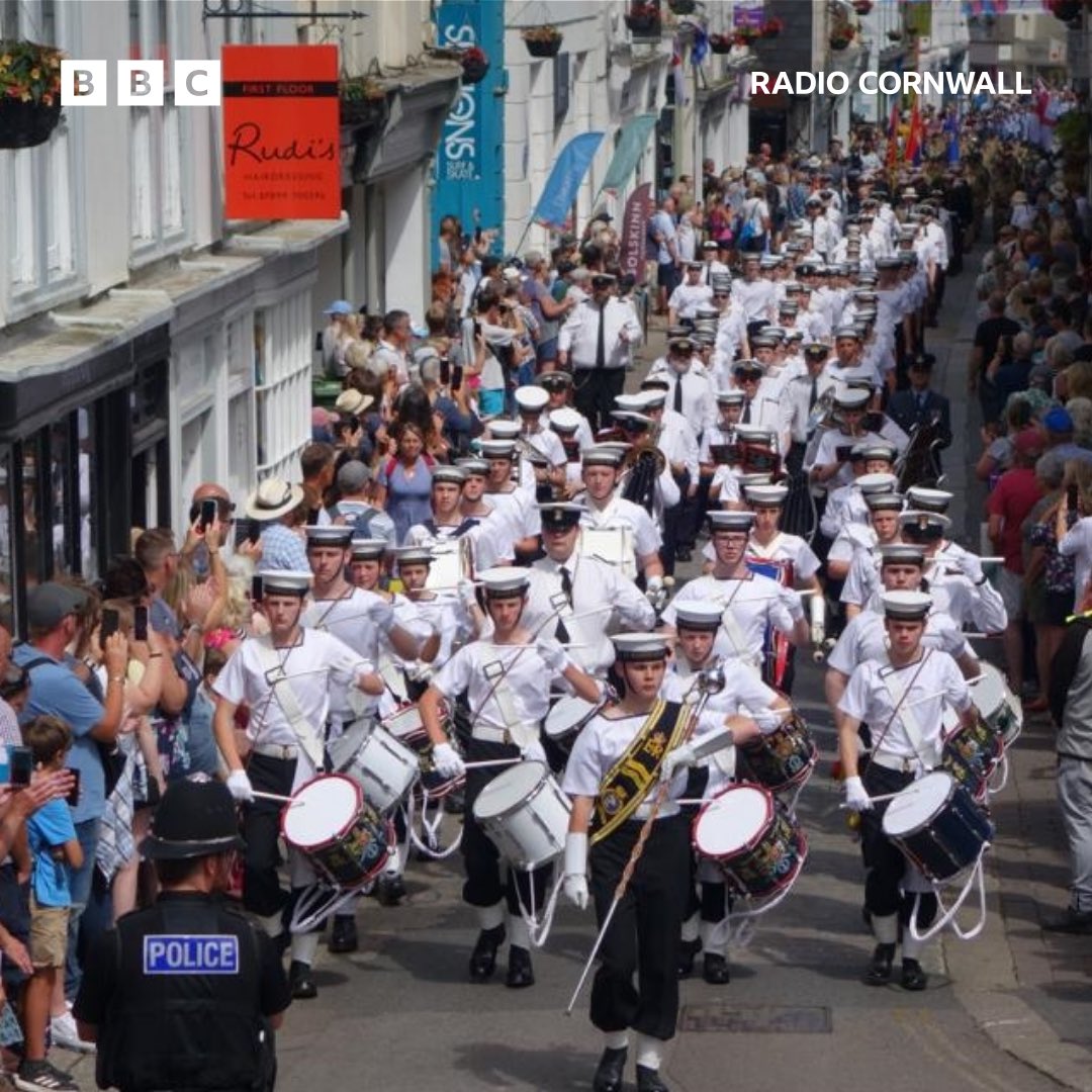 BBCCornwall's tweet image. More pictures from the #armedforcesday2023 Falmouth military parade 🥁🎖️