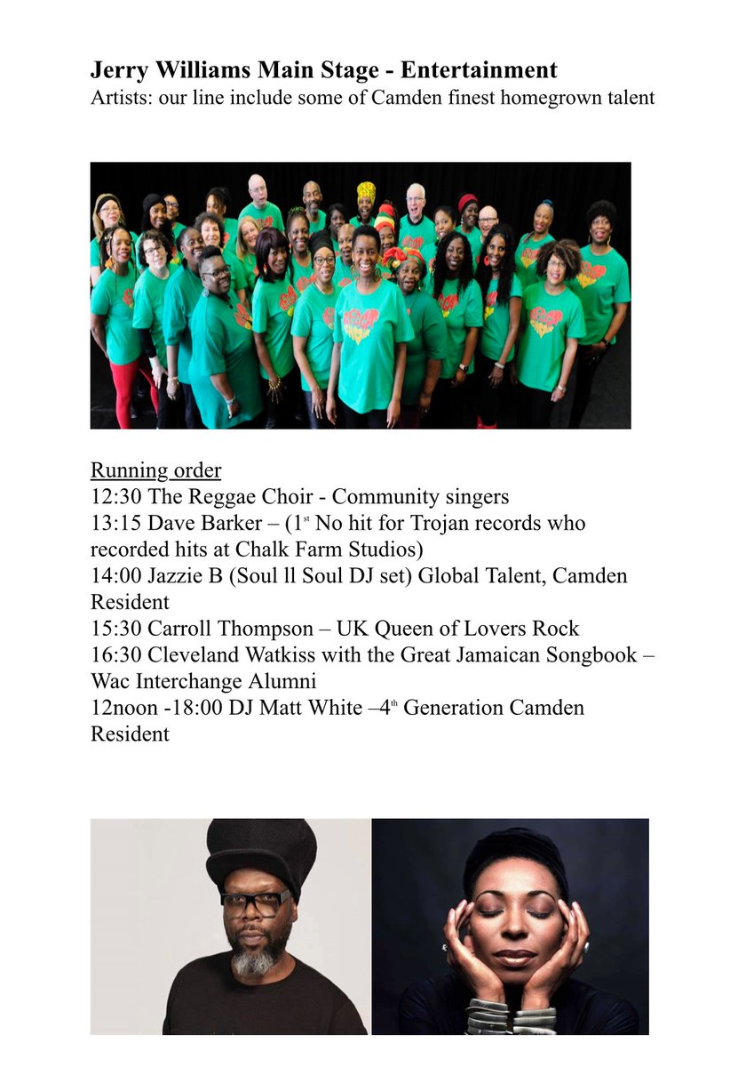 Walthamstow Dogs (@walthamstowdog1) on Twitter photo Sunday catch us at this amazing Windrush 75 festival in Camden <a href="/LoveCamden/">LoveCamden</a> . Workshops, music, djs )inc Jazzie B! What better way to spend a Sunday Sunday catch us at this amazing Windrush 75 festival in Camden <a href="/LoveCamden/">LoveCamden</a> . Workshops, music, djs )inc Jazzie B! What better way to spend a Sunday