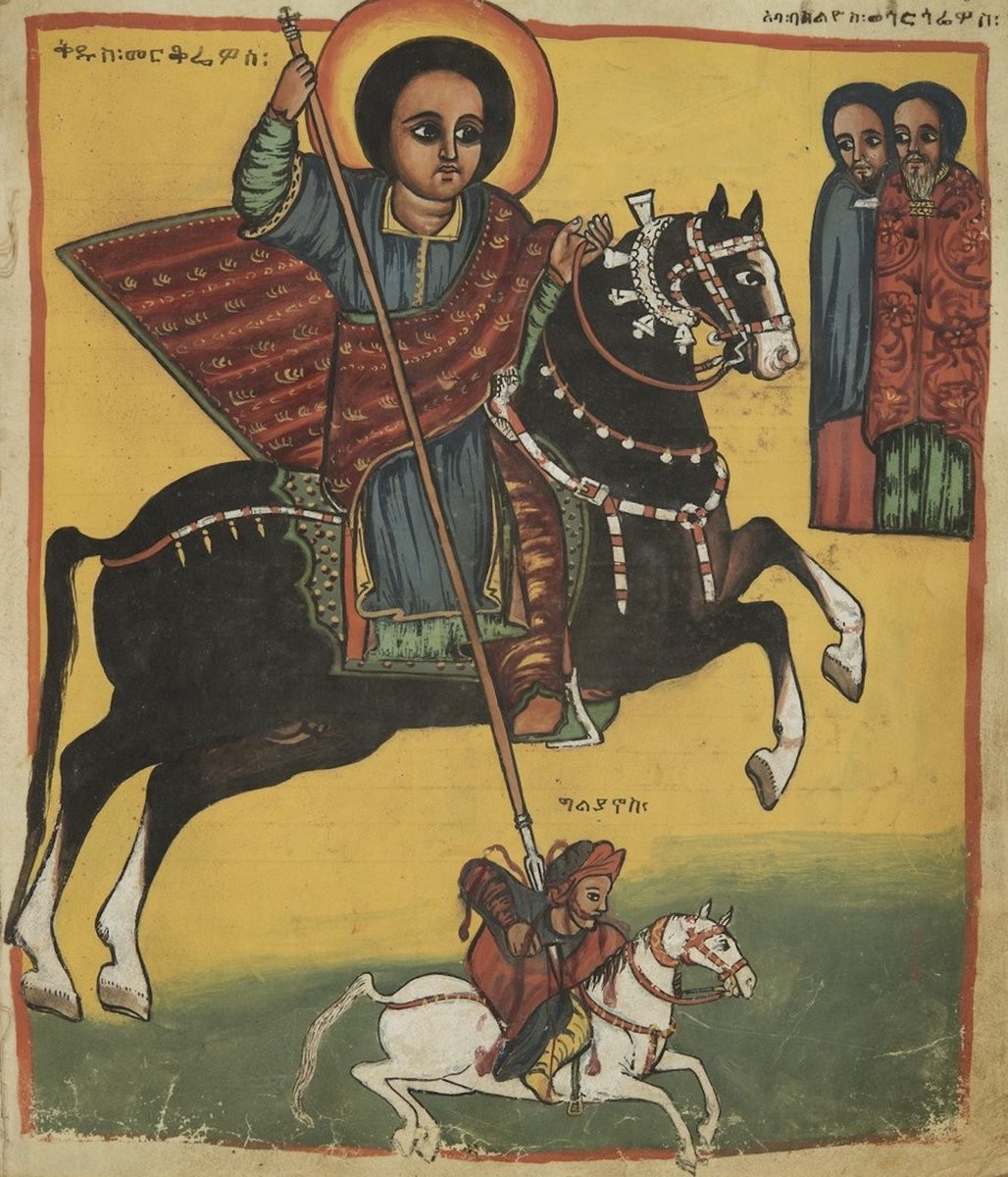 Saint Michael Rider EthiopicManuscriptArt on Twitter: