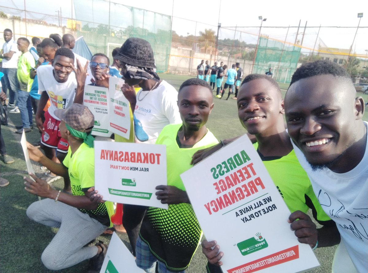 TouchTheSlumUG's tweet photo. Advocating for End in Teenage Pregnancies! We call upon all people and stakeholders to play our roles in the fight. #TouchTheSlum #EndTeenagePregnancy #ButikiLeague #AredoFC https://t.co/2YMqrryQGp