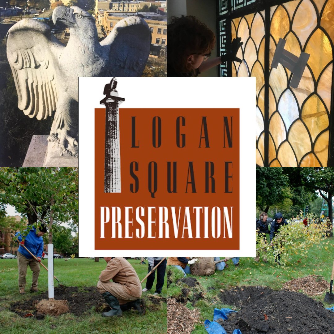 LoganSqArtsFest's tweet photo. Our partnership helps LSP encompass tree planting on our boulevards, restoring historic buildings in the neighborhood, and documenting our past through the largest community-based historic archive collection in Chicago. @SqPres 
.
.
.
#LSP #LSAF #logansquare #chicago https://t.co/hW9hAkSnsK