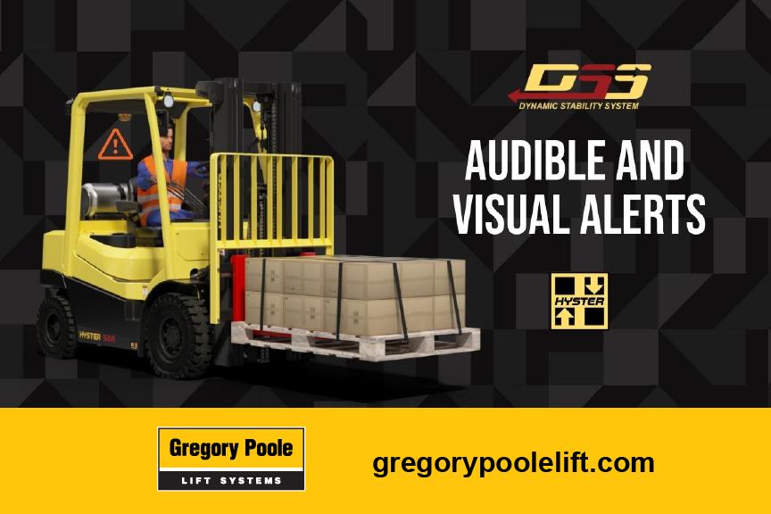 GPLift's tweet image. Take operational safety to the next level with the Hyster® A Series, equipped with our Dynamic Stability System (DSS). Audible and visual alerts reinforce safe operating practices. Learn more ow.ly/Peuo50OQOzu

#safety #audiblealerts #visualalerts #forklift