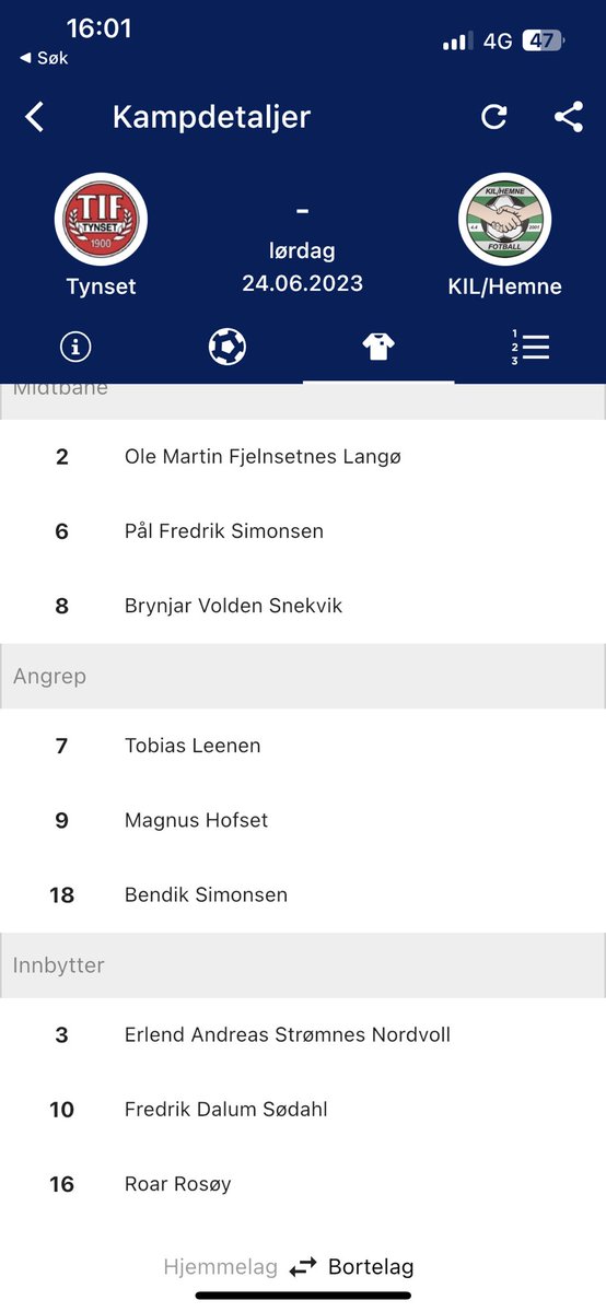 Snart kampstart.