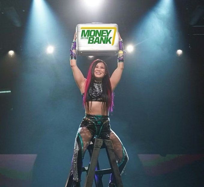 Money in the Bank Odds

Women’s Ladder Match 

Iyo Sky -250
Becky Lynch +200
Bayley +500
Zoey Stark +800
Trish Stratus +2000
Zelina Vega +2000

More #MITB odds:
https://t.co/cO1CDoCcQ7 https://t.co/S8z7uU7A8r