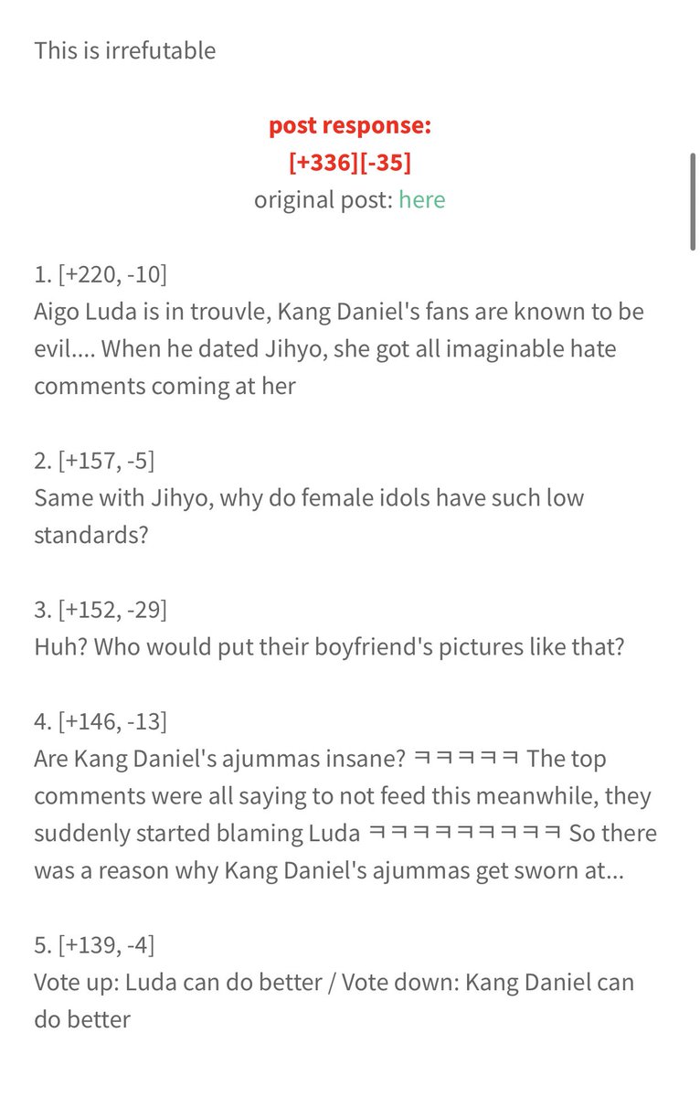 [ notpannchoa ] Dating rumors between WJSN Luda and Kang Daniel spread like wild fire after her vlog