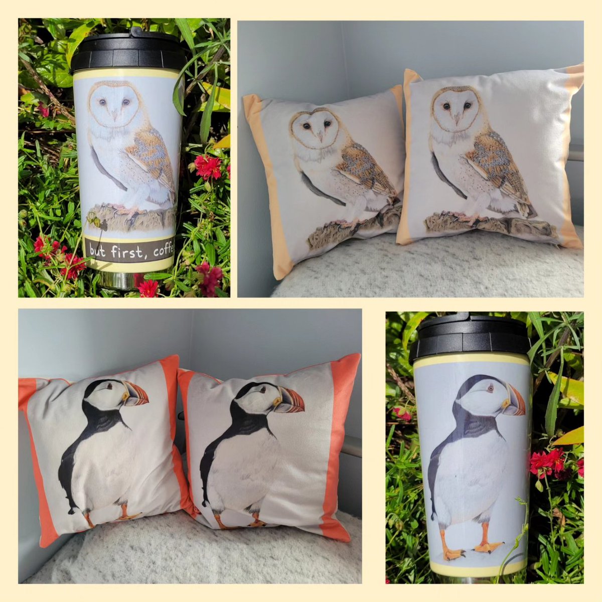 The colours have come out beautifully, I hope you like these new designs as much as I do.

cmcreative.uk/shop

#barnowl #puffins #puffinart #barnowlart #owlart #owls #owlgifts #puffingifts #wildlifegifts #birdgifts #birdart #ukbirds #seabirds #puffinlove