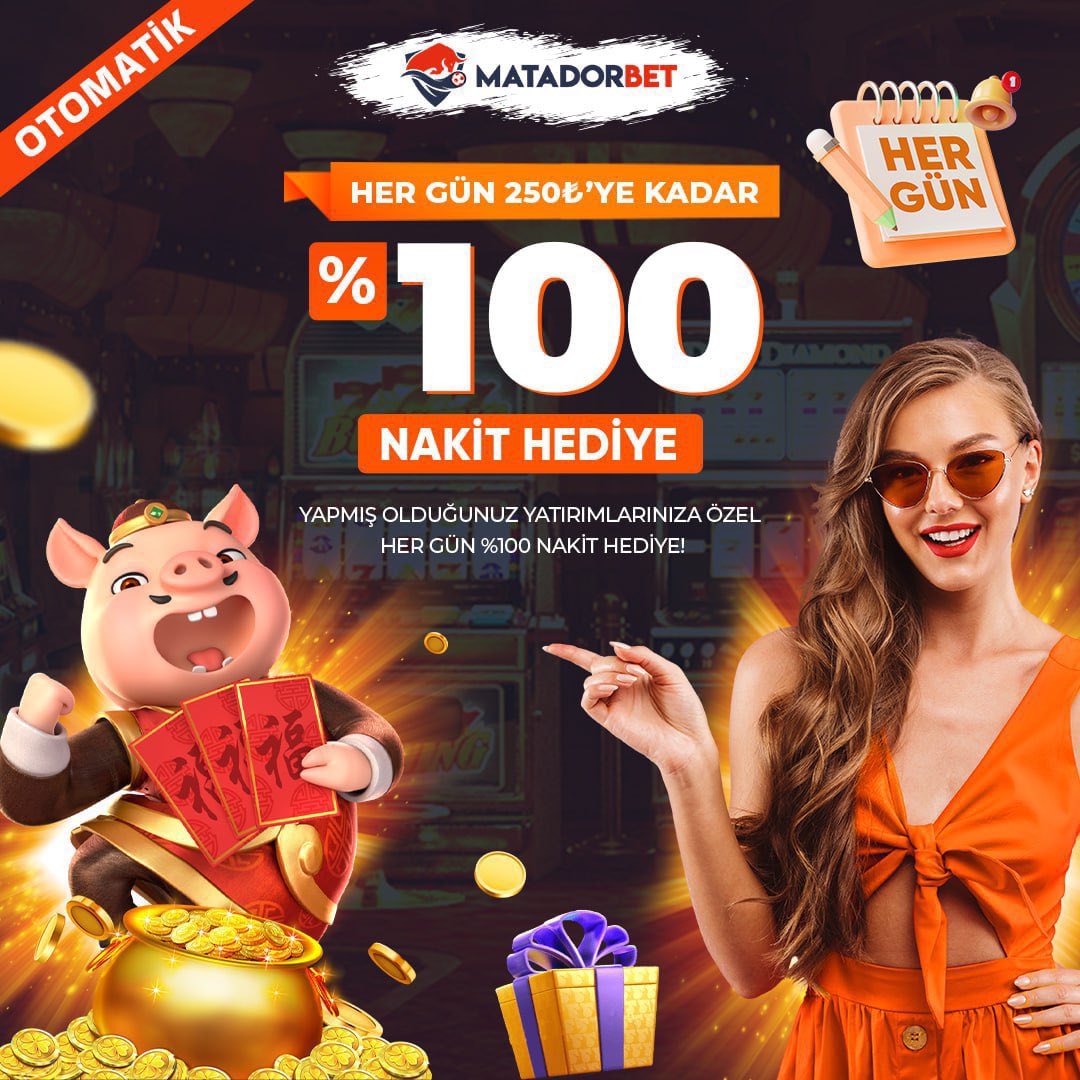 😱 HERKESE %100 250 TL NAKİT HEDİYE !

💸 Yoğun İstek Üzerine Herkese Her Gün %100 250 TL NAKİT Kampanyası Başladı ! 

☑️ Yatırım esnasında " %100 NAKİT HEDİYE 250 TL " seçeneğini seçerek bonusunuzu otomatik olarak kazanabilirsiniz. 

📱Matadorbet Giriş:  cutt.ly/S9vfwpd