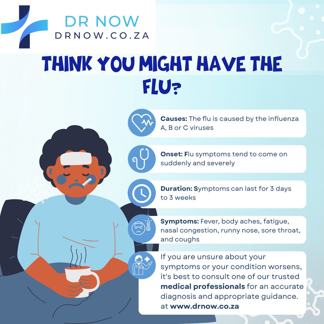 drnowza's tweet photo. Is It the Flu?

Seek Medical Help If:
Symptoms worsen or persist
Difficulty breathing
Chest pain
Dizziness or confusion

Consult one of our medical professionals for accurate diagnosis and advice at https://t.co/gg2QFFYkHP. Stay informed! #FluAwareness #StayHealthy #DrNow https://t.co/nolfEneY0C