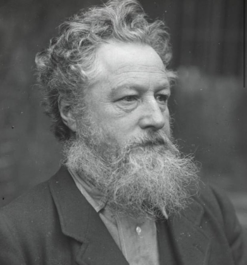 In honour of the re-opening of the nationalportraitgallery, we share this portrait of #WilliamMorris from our collection.The photograph was taken in 1889 by #EmeryWalker, a close friend and neighbour of the Morris family. #PortraitMode #Portrait #NationalPortraitGallery #London