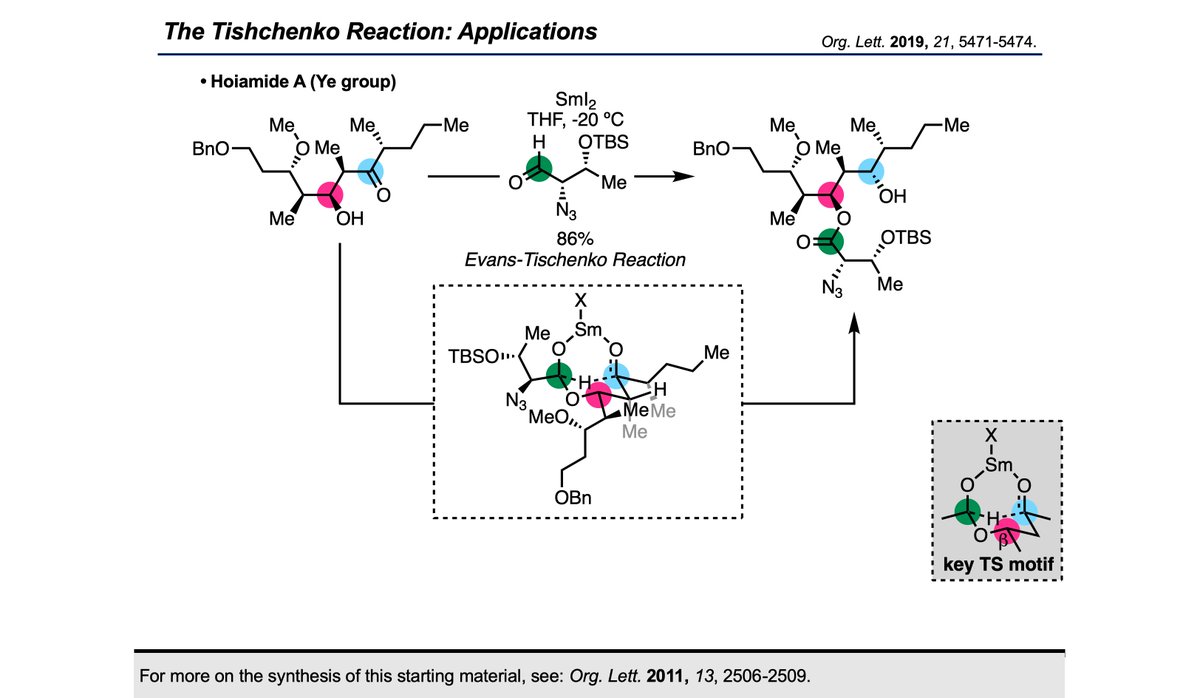 MatthewHorwitz1's tweet image. Today's episode of Synthesis Workshop explores the Tishchenko reaction! 

youtu.be/XlrewFzAk54 

Be sure to check out the associated problem set at synthesis-workshop.com/#problem-sets!