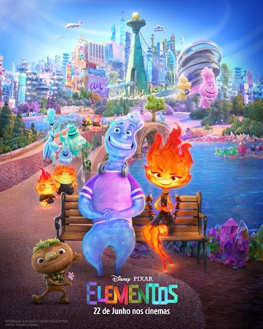 Resenhando's tweet image. Em cartaz no #CineflixSantos, a animação dos estúdios Disney Pixar, #Elementos. No filme, uma jovem mulher flamejante e um rapaz que vive seguindo o fluxo descobrem algo surpreendente. Confira dias, horários e sinopses do #Cineflix neste link 👇🏻
resenhando.com/2023/06/cinefl…