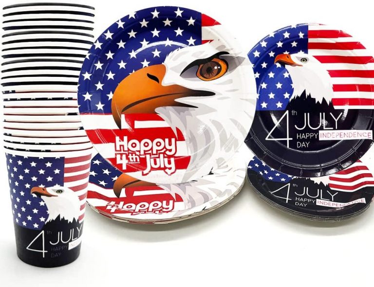 This 4th Of July Tableware Patriotic Paper Plates, Cups  Serves 24 Guests is on sale now at partysupplyboxes.com
partysupplyboxes.com/p/party-suppli…
#tableware #4thofjuly #plates #cups #americanflag #eagle #patriotictableware #24guests #party #celebration #summerfun #familygathering #fun
