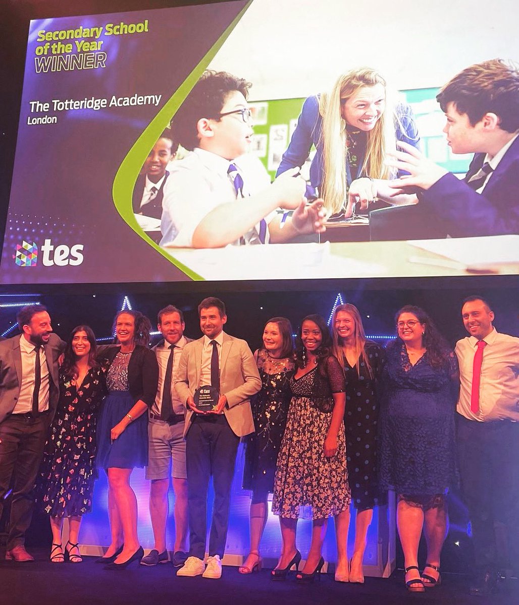 totteridgeacad's tweet photo. 🎉Secondary School of the Year 2023🎉

In 2016, we set ourselves the goal of becoming the most improved school in London. (1/3) https://t.co/y7P1BztqP9