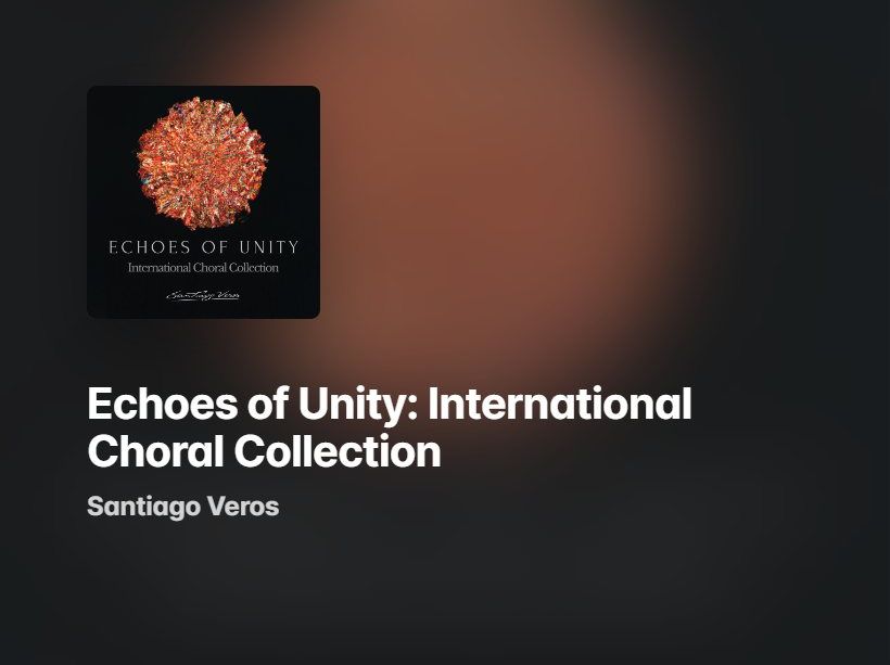 I am humble and honored to introduce you my first album called "Echos of Unity". It's fantastic to be able to share this work with all of you to enjoy over the holidays. The material is available on Spotify and all platforms. 
#work #community #share #album