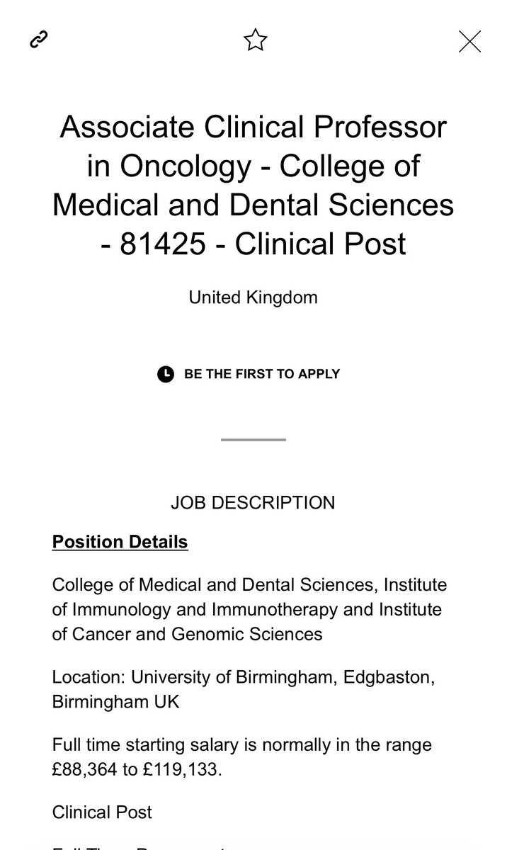 ONCOLOGISTS - we have an associate prof post available! 

Work with us in Birmingham and get access to one of the largest Oncology units in the UK

More details in my LinkedIn post here - linkedin.com/posts/andrew-b…

Or job is here:

edzz.fa.em3.oraclecloud.com/hcmUI/Candidat…