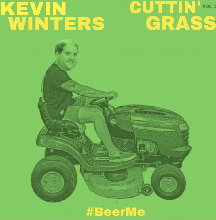 It's mowing time. Gotta keep hydrated. #BeerMe