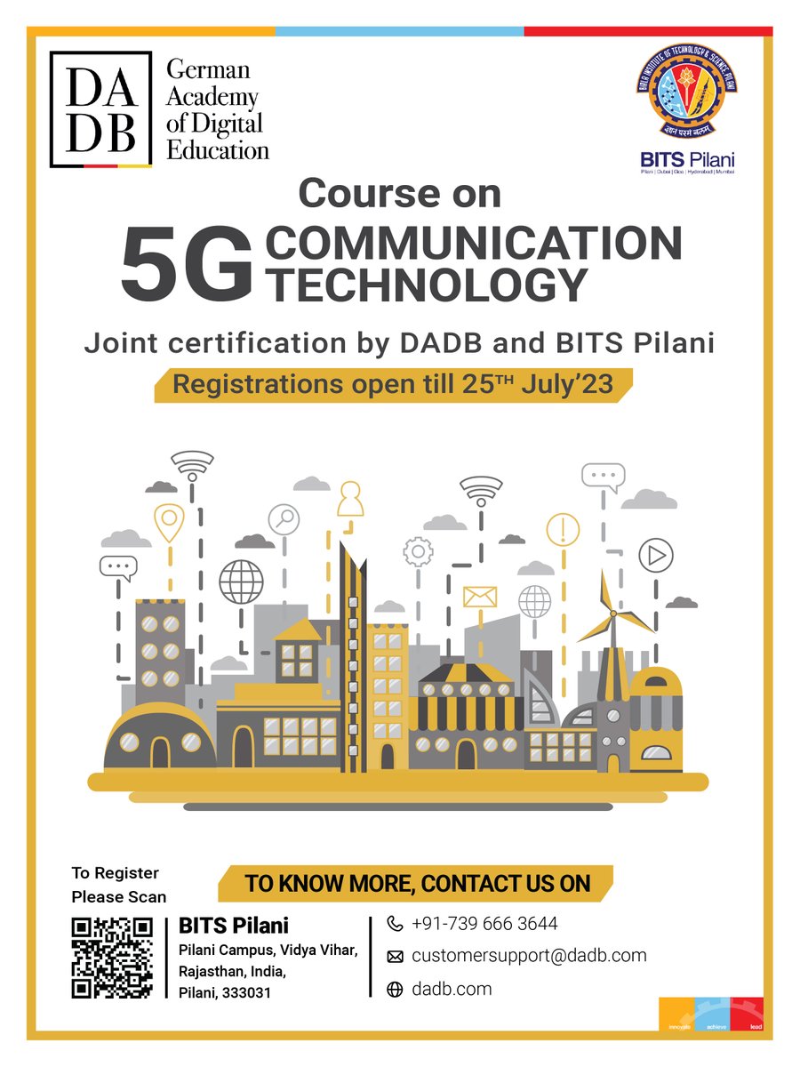 BITS Pilani on Twitter "Course on 5G Communication Technology Joint