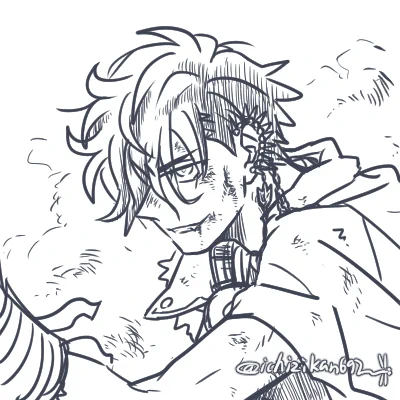 明日の総長が楽しみっす……といいつつ描きたいように描いたらくがき。