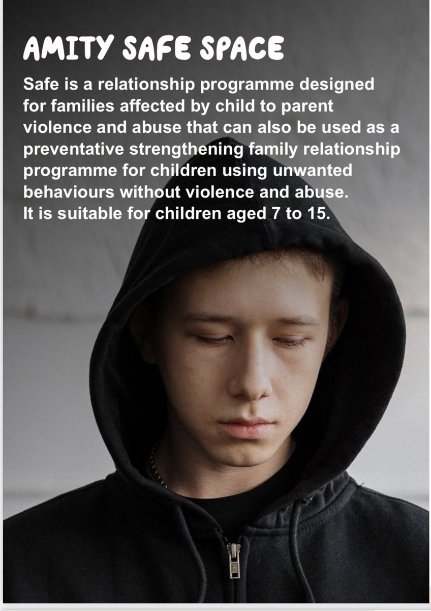 Here at Amity we believe that strengthening the child and parent bond should be a continuous process throughout childhood. We have developed safe space to help keep that connection strong and to prevent behaviours becoming abusive. #childtoparentabuse