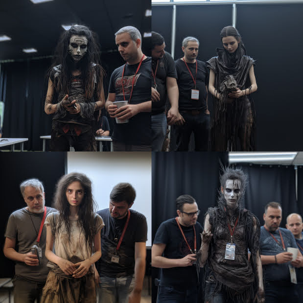 Midjourney, c'est aussi une occasion unique de relooker les grands pontes de l'analytics française à la sauce Dark Fantasy #MCParis2023 #midjourney #disruption