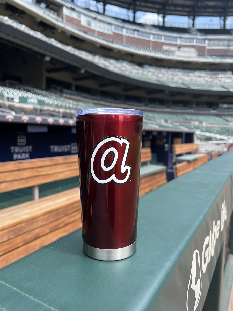 TruistPark's tweet photo. Rep the Braves and Bama all summer with this co-branded tumbler! 

Available Monday exclusively with a specialty ticket pack: https://t.co/mDVFtEI3LC https://t.co/CMqOAz7W5K