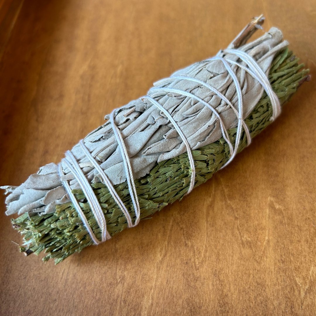 “Cedar or sage is used for the body, to protect ourselves. We put it in our pockets, sometimes we put it in our moccasins. It’s a form of protection for our body.”  
- Boye Ladd, Ho-Chunk elder and veteran