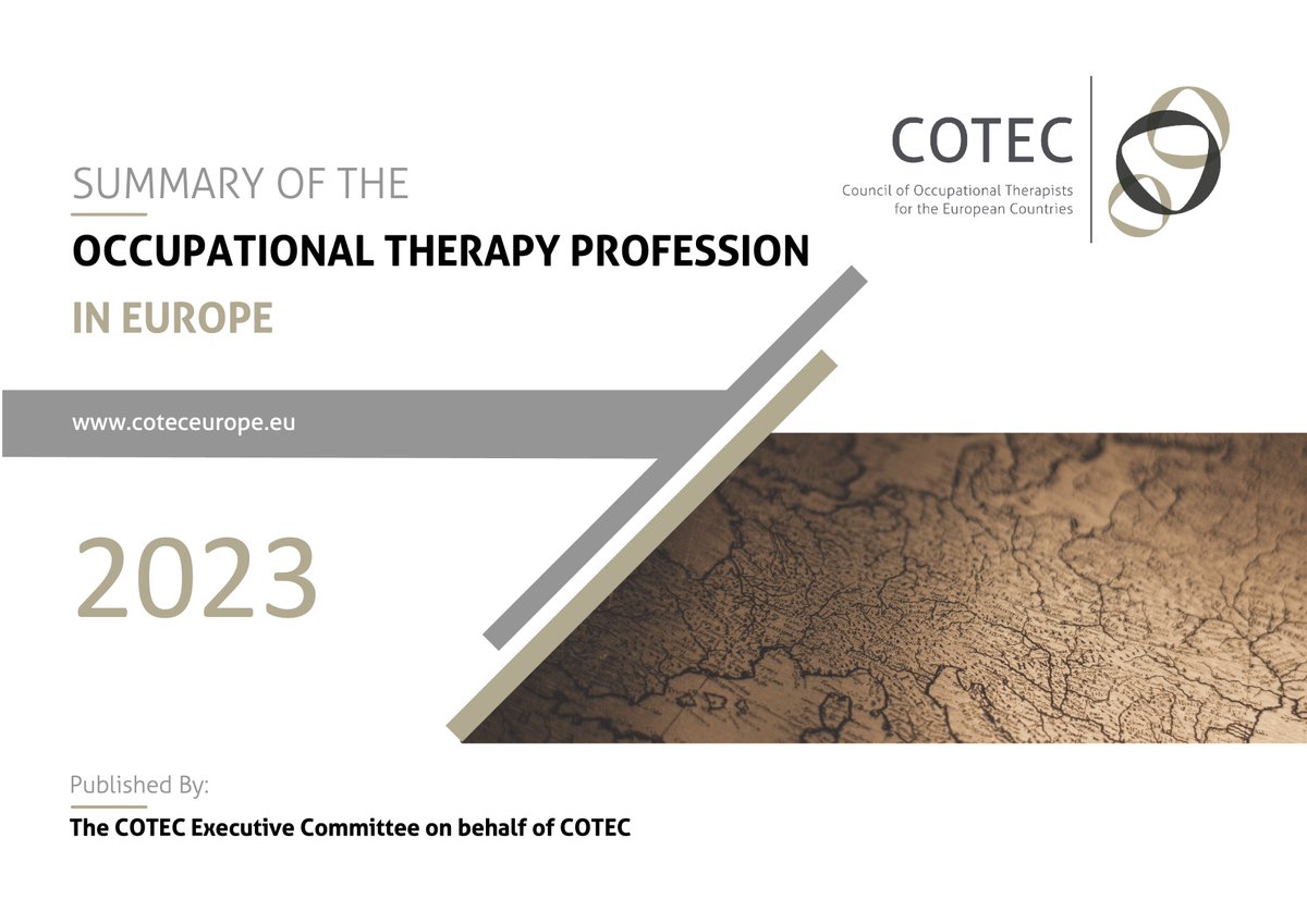 The Summary of the Profession 2023 document has just been published. As an annual publication, it provides an overview of the development of Occupational Therapy in Europe, based on information collected from all our 33 Member Associations.

➡️ shorturl.at/nsEIT