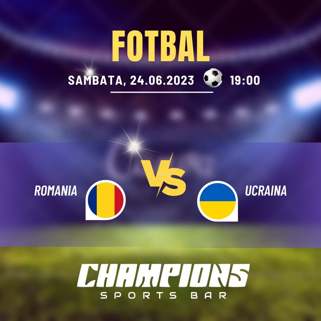 ChampionsSBar's tweet photo. Azi vii la Champions și vezi meciul zilei de la 19:00 la Europeanul U-21.

România va înfrunta Ucraina pentru a rămâne cu șanse pentru faza sferturilor de finală. https://t.co/BdFMRXcxm3