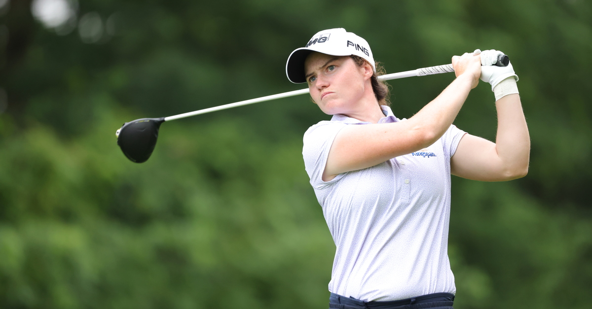 Two-shot lead for Leona through 6 today at Baltusrol. Tune in now for live coverage of the @KPMGWomensPGA Championship on @NBC! #KPMGWomensPGA