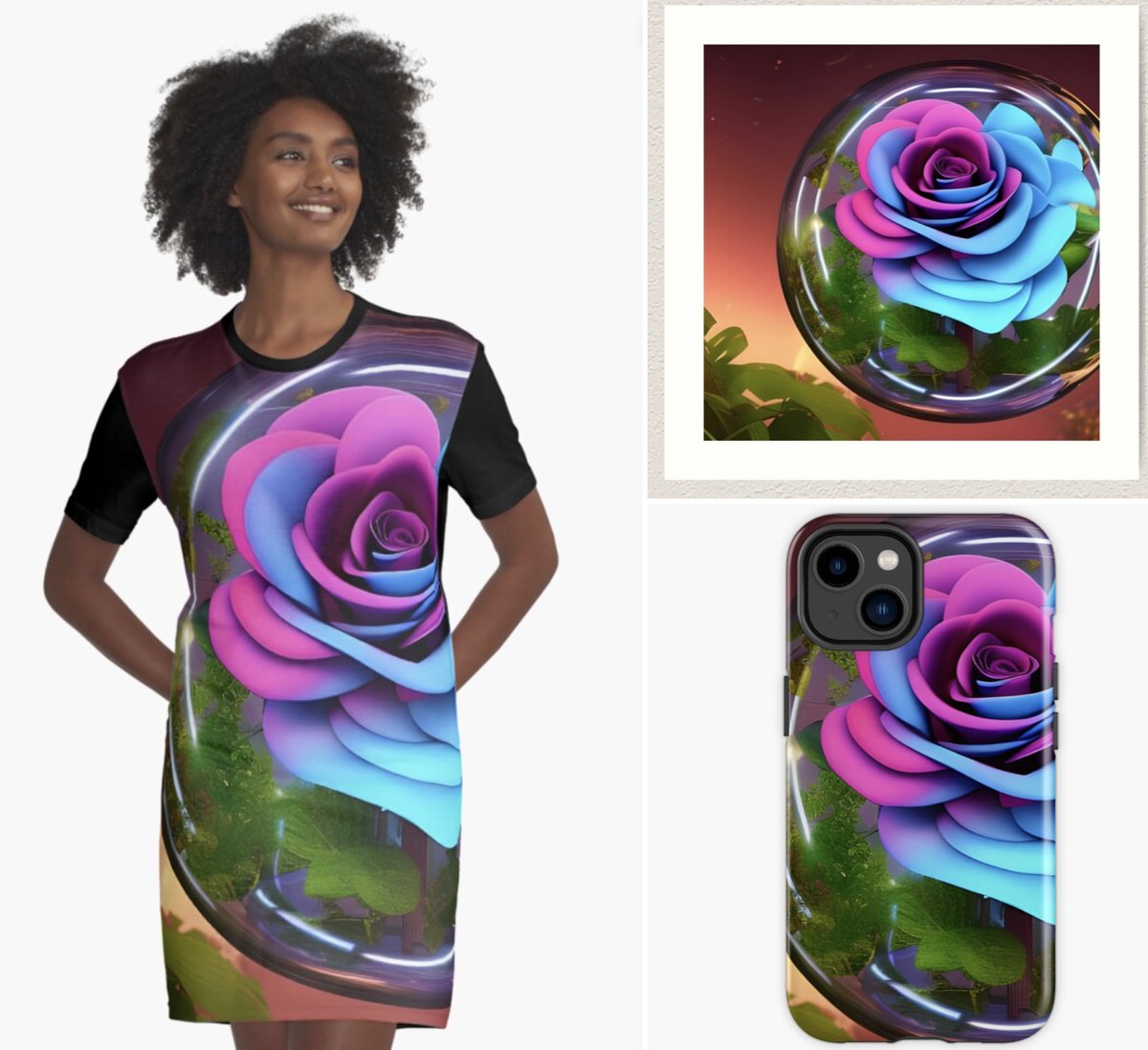 <Magical Rose Ball> #AICreation on #ArtPrint #Dress #iPhoneCase on my #redbubble shop

redbubble.com/shop/ap/147386…

#AI #AIart #AIartist #digitalart #giftforher  #womenclothes #homedecor #rosepattern #flowerpattern #magicalball #androidcase #blanket #babyandkids #bedandbath #bag