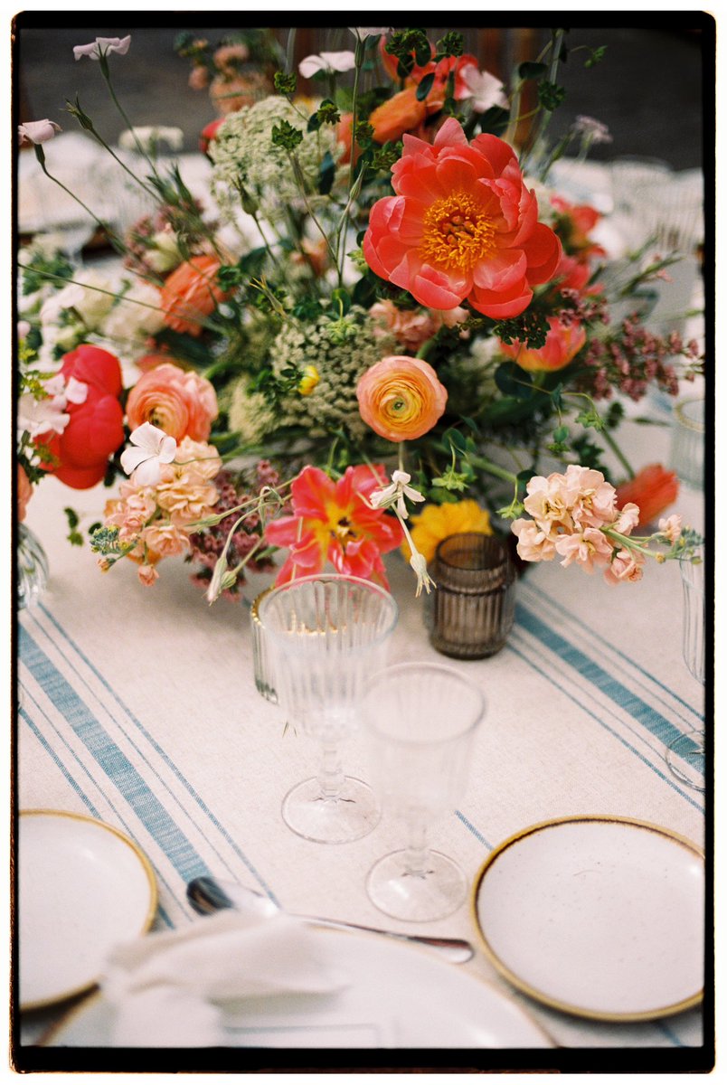 Detalles del banquete de bodas en analógico. 🤍🤍🤍