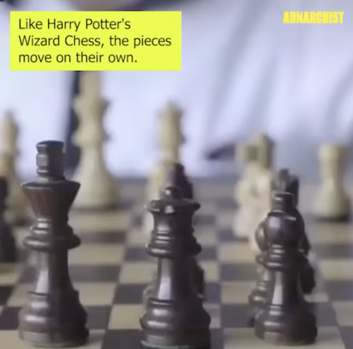 adnarchist's tweet photo. Because like Harry Potter's Wizard #Chess, the pieces on this board move on their own 🔥
Read more https://t.co/40C1jSzUOB
#squareoff #games #tech #ai #business #brands https://t.co/MdjngDpvrW