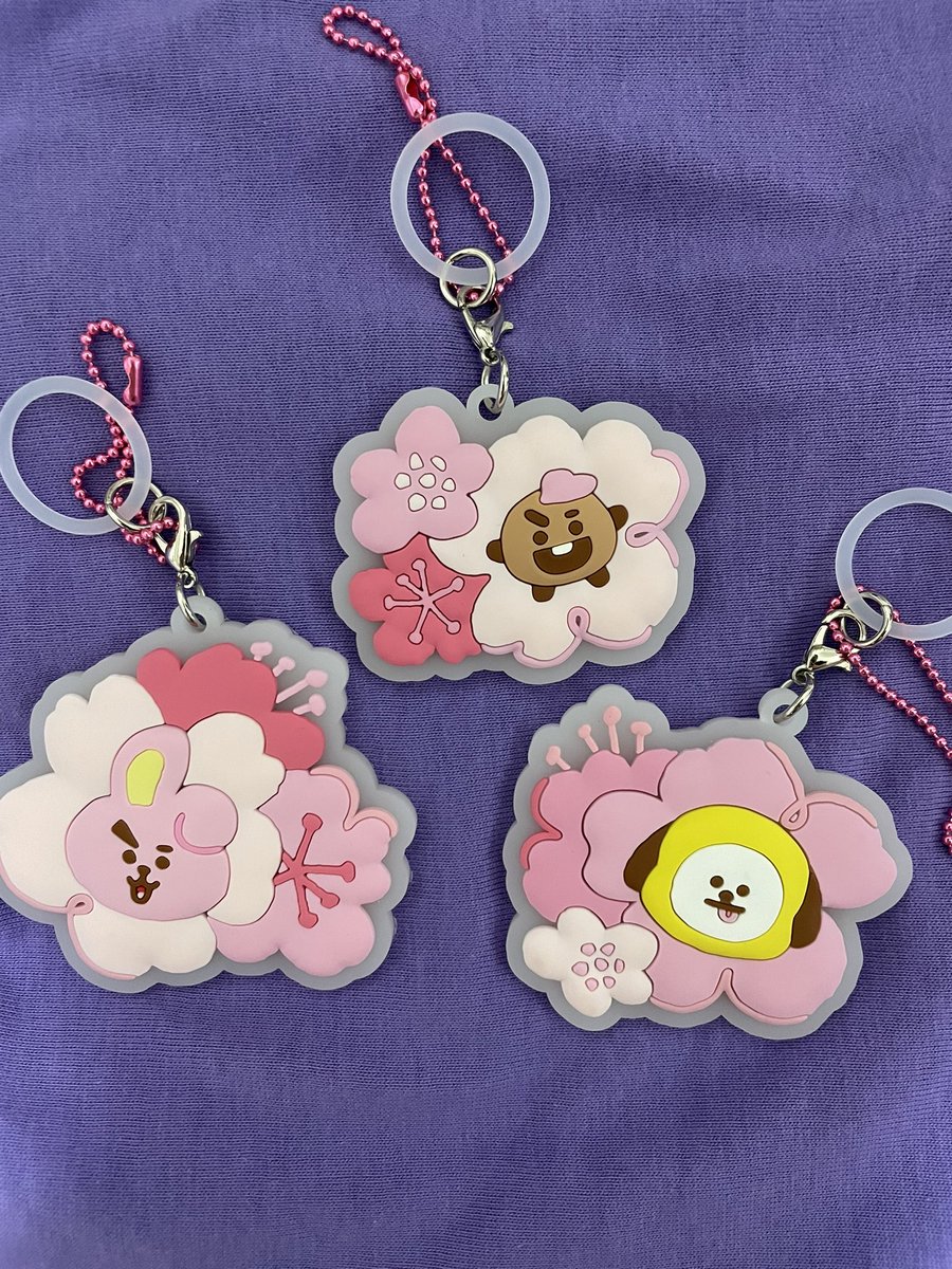 キャンドゥのBT21アンブレラマーカー無事げっと❤️‍🔥 傘は我慢💪🏻 SHOOKYは簡単だったけどCOOKY難しかったな🥹