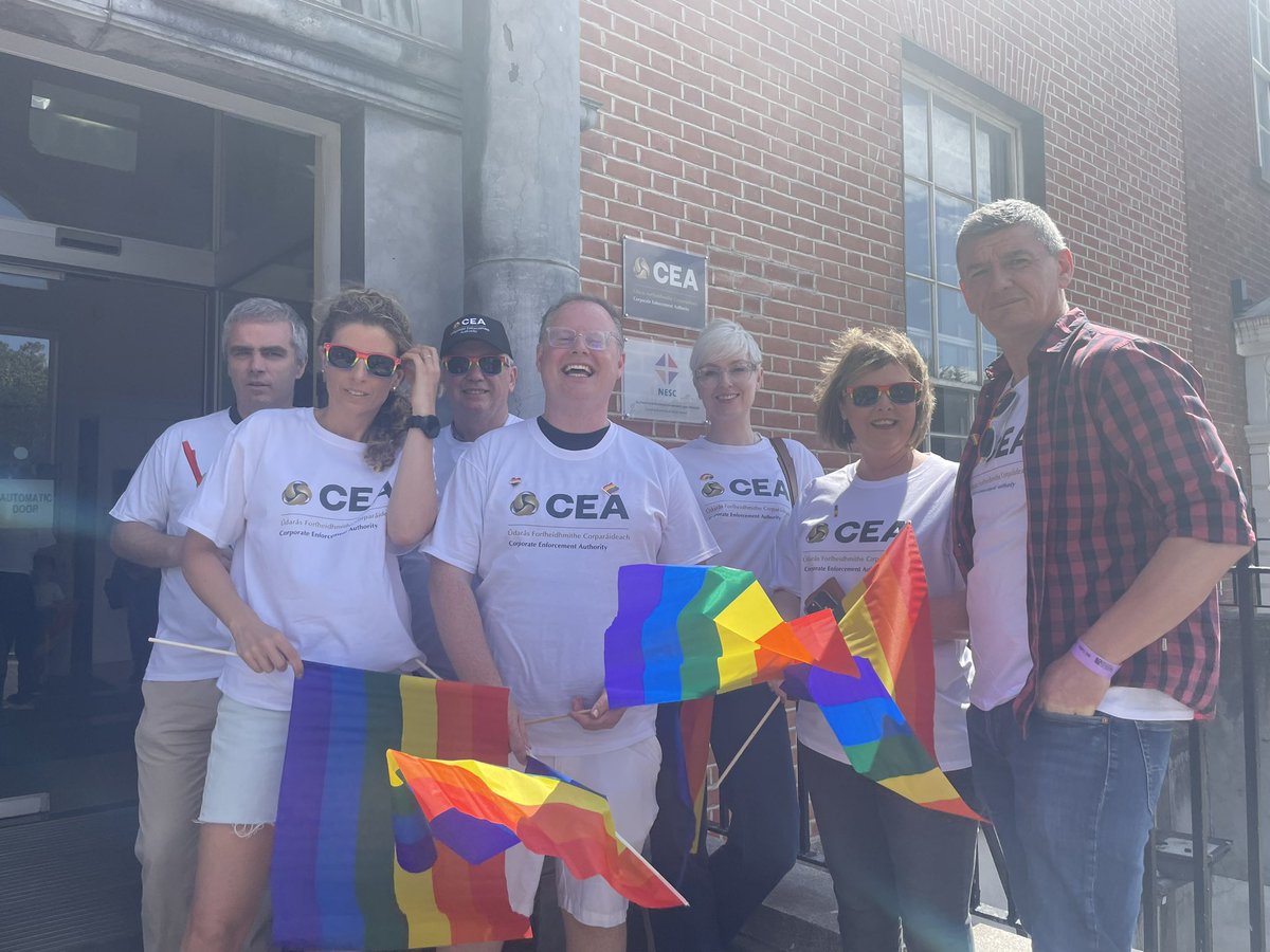 Barbara Wiseman (@wisemanbwise) on Twitter photo A welcoming, interesting and inspiring place to work <a href="/CEA_Ireland/">Corporate Enforcement Authority</a> . I joined the members of the leadership team this morning having pride #prideparade #team #neverstoplearning #cea #inclusiveleadership A welcoming, interesting and inspiring place to work <a href="/CEA_Ireland/">Corporate Enforcement Authority</a> . I joined the members of the leadership team this morning having pride #prideparade #team #neverstoplearning #cea #inclusiveleadership