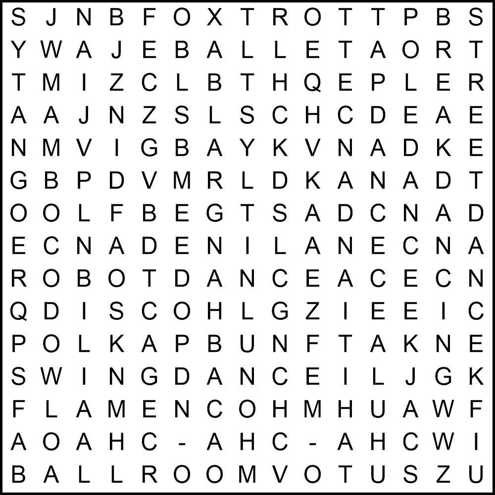 It's Saturday! Are you ready to test your knowledge of popular dance styles from around the world? Join us for a dance-filled challenge! We've got an electrifying word puzzle prepared just for you! Get ready to twirl, spin, and groove your way to the answers! Can you uncover th