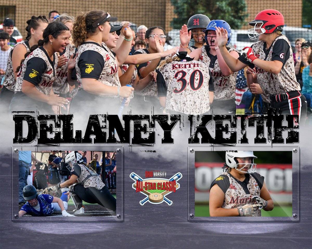 ohiovarsity's tweet photo. Over the next couple of days, I'll highlight some of the top individual performances from the 2023 #OVASC.
What better way to start than with Ohio Varsity Player of the Year @delaneykeith30?
3-for-3, 3B, 2-run HR, threw out runner at the plate from right field.
#Legend https://t.co/a01RNWHsoM