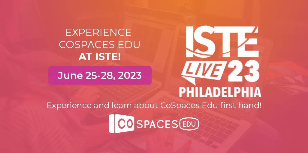 Dr. RACHELLE DENÉ POTH |ThriveinEDU #AI #AIinEDU (@rdene915) on Twitter photo Want to learn about @CoSpaces_Edu while at #istelive? Join in my session on Monday morning! or join <a href="/MoonEduTech/">Blake Moon</a> session on Promoting Empathy and Personalising Learning to learn about #AR #VR #XR STEM #SEL and more! Want to learn about @CoSpaces_Edu while at #istelive? Join in my session on Monday morning! or join <a href="/MoonEduTech/">Blake Moon</a> session on Promoting Empathy and Personalising Learning to learn about #AR #VR #XR STEM #SEL and more!