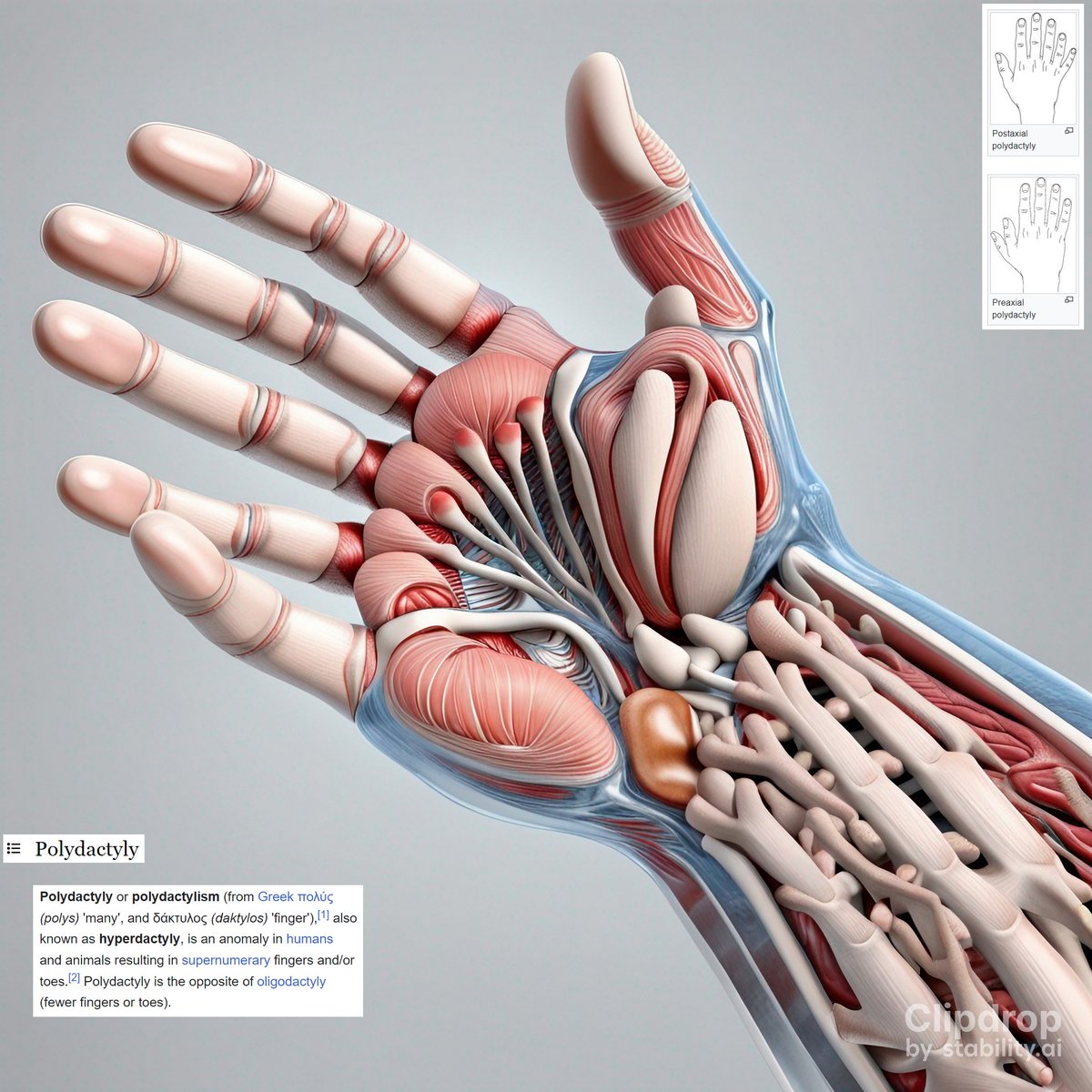 zer0int1's tweet photo. Miss #genetic #diversity & #inclusive #AI with #stablediffusion #SDXL 0.9 generating a correct amount of fingers with higher probability than before..?
#Polydactyly in the #prompt is your friend!
Left: "normal hand"
Right: "polydactyly hand"
#CLIP #openCLIP #AI #AIart #clipdrop https://t.co/ZQ1L8Hj25p