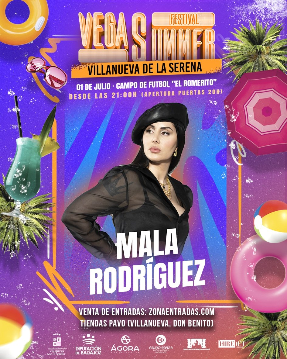 🎟️  ENTRADAS EN👇 🔹ZONAENTRADAS.COM
🔹TIENDAS PAVO (VILLANUEVA Y DON BENITO)
____________
🚦Patrocinan <a href="/DipdeBadajoz/">Diputación de Badajoz</a> y <a href="/aytovvaserena/">Ayuntamiento de Villanueva de la Serena (Badajoz)</a> 👈