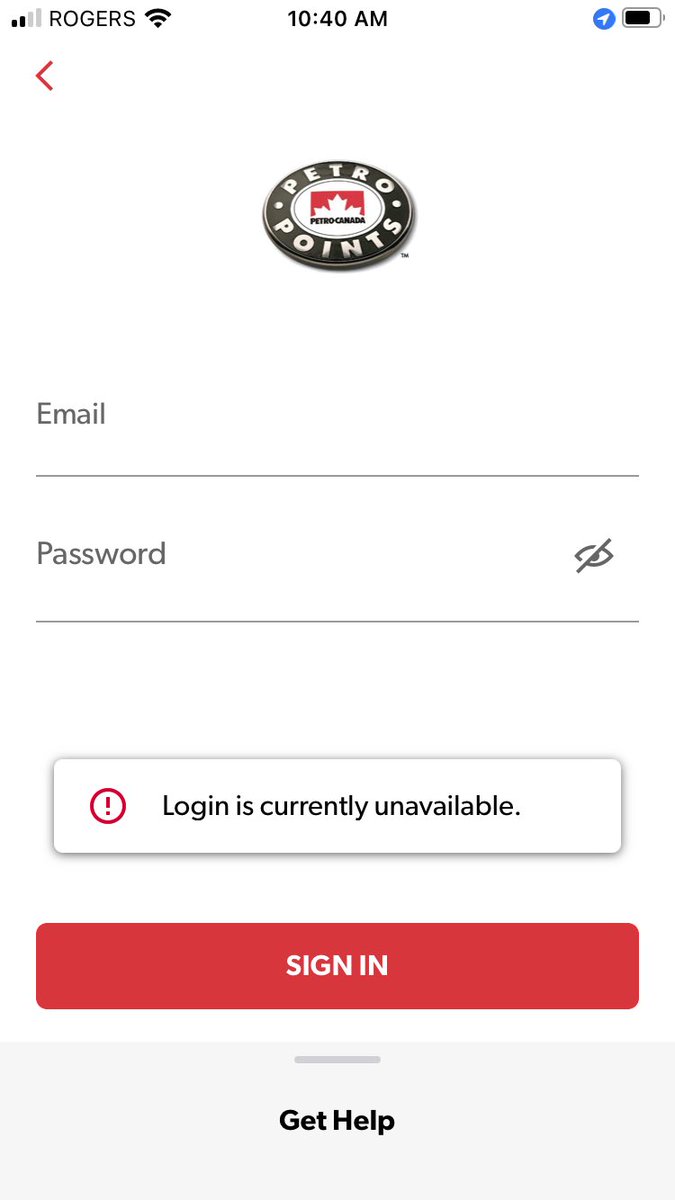 Damer_55's tweet photo. @petrocanada When are you fixing the app? https://t.co/ywCtm1PPar
