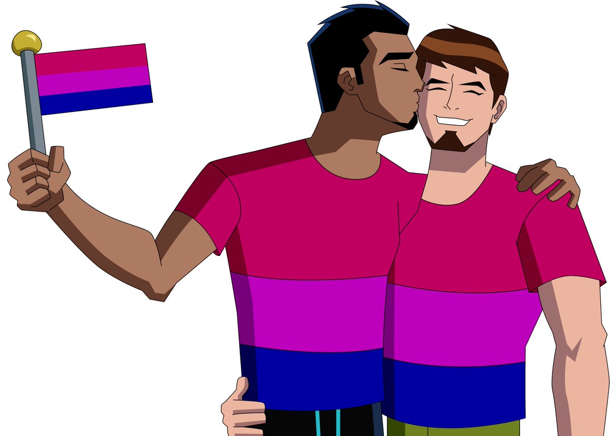 Anonymus commission finished: Ben and Rex in the 2020 Pride where they had 25-24 years there. #Ben10 #GeneratorRex #benrex #BenTennyson #RexSalazar #CartoonNetwork #LGBTQ #Pride2023