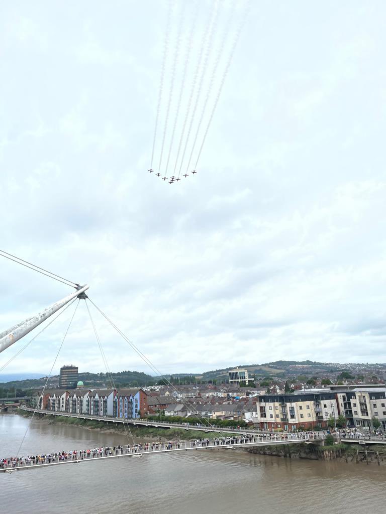 A fantastic day at the Wales National Armed Forces Day in Newport. Great to see so many RAF personnel supporting from across Wales. A special thank you to Newport City Council for being such excellent hosts. #SaluteOurForces #ArmedForcesDay