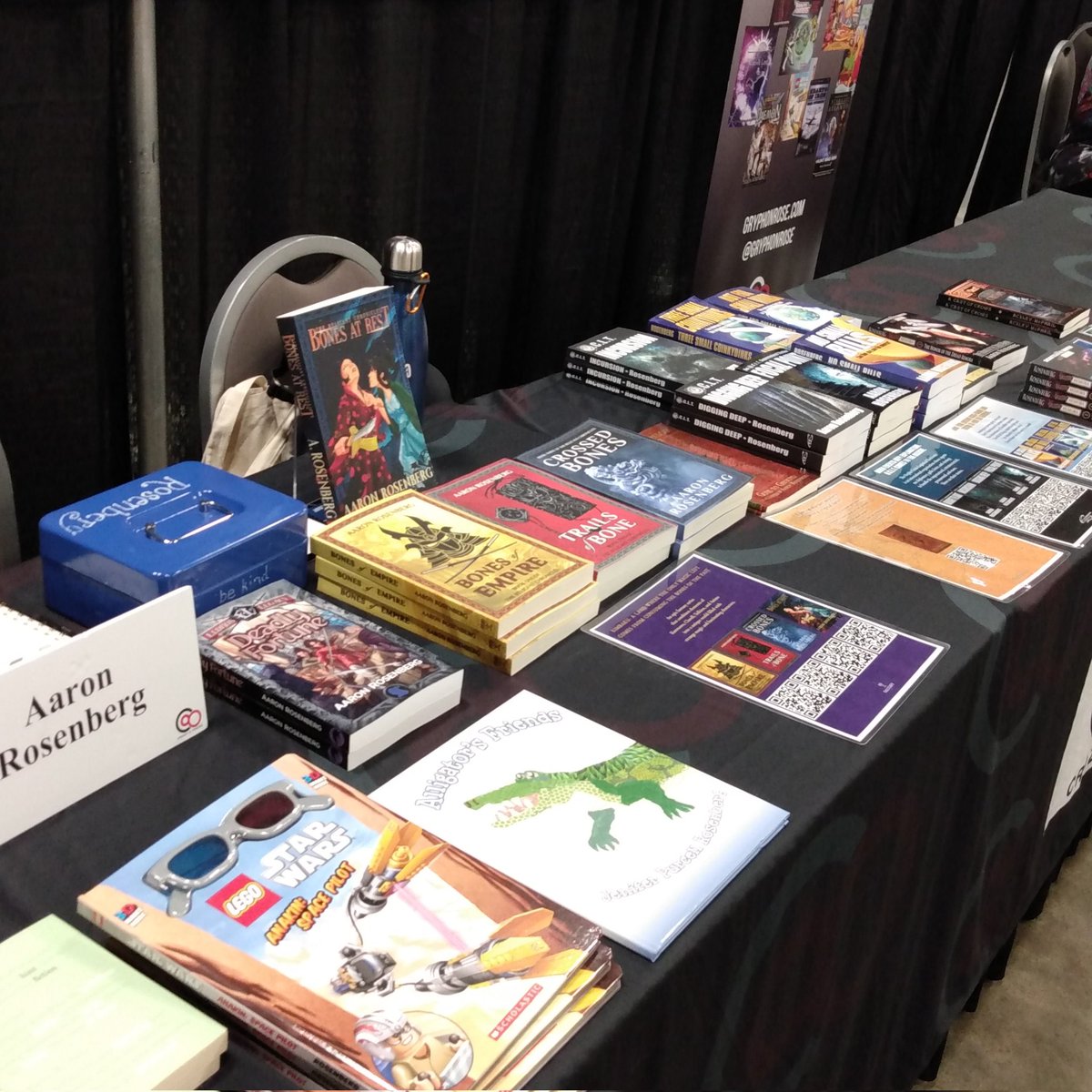 Aaron Rosenberg (@gryphonrose) on Twitter photo Down to the last copy on several books! Come get them before they're gone! <a href="/originsgames/">Origins Game Fair</a> Down to the last copy on several books! Come get them before they're gone! <a href="/originsgames/">Origins Game Fair</a>