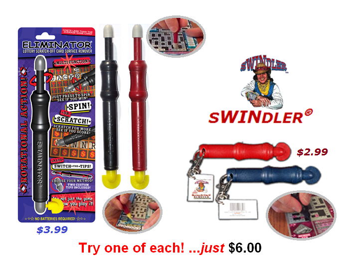 #Easy to Hold & #Use, a #Cure for those sore-hand #Blues!

     ----> g-minds.net

#ELIMINATOR & #sWINdler…#Lottery #ScratchCard #Scratchers #Tools

#Birthday #Family #Friends #Adult #Tools #Toys #Games #PowerBall #MegaMillions #Games #Ticket #Lotto #Fun #UniqueGifts