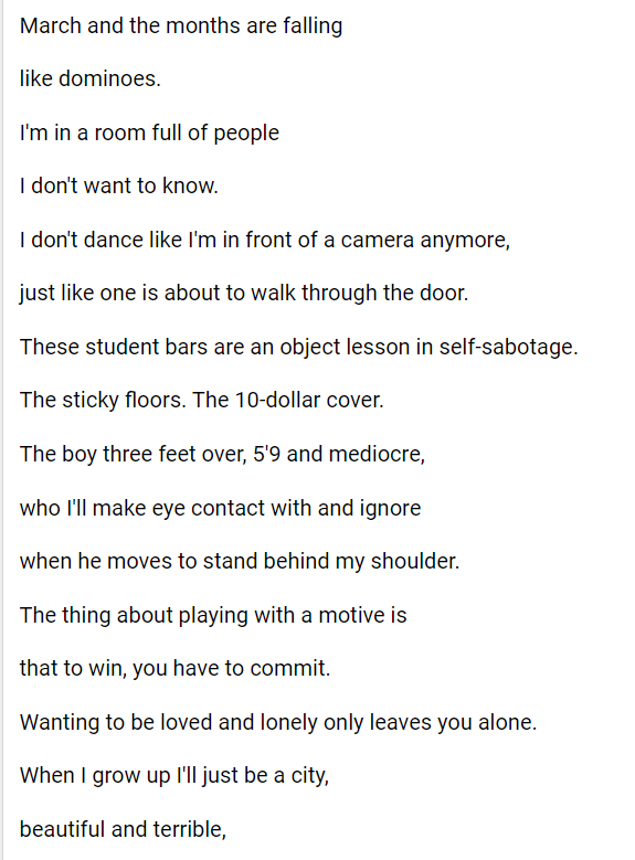 junelinwrites's tweet photo. one of my favourite poems that i've written this year, "Dollar Beers", placed third in the K Valerie Connor Memorial Poetry Celebration! very excited to share it with you guys :) https://t.co/G4F8j58gRh