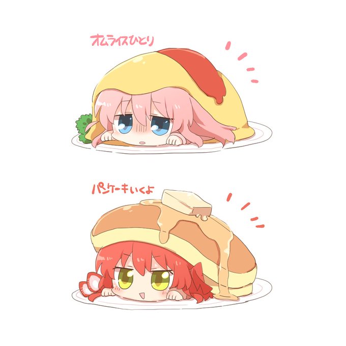「hair between eyes omurice」 illustration images(Latest)