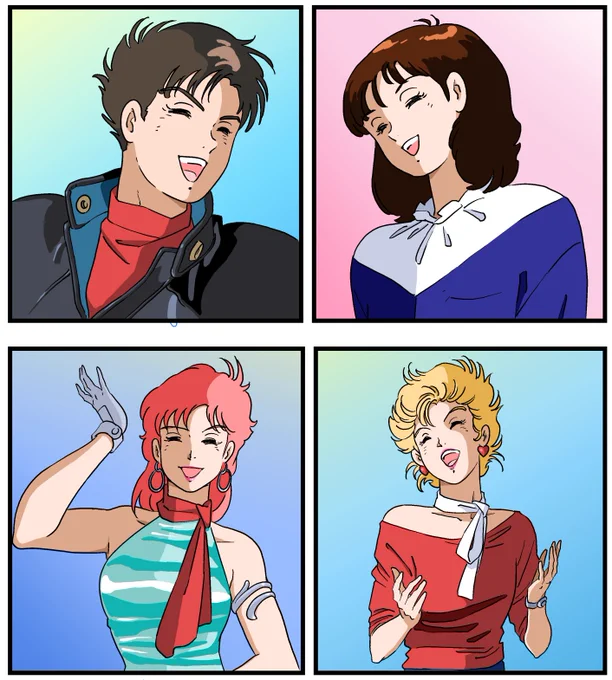 笑顔は女の子ができる最高のメイク! #ヒロ #マギー #ミランダ #スゥ #ヴイナス戦記