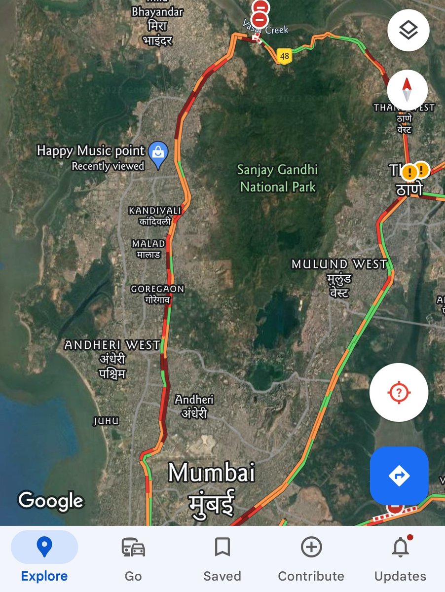 #MumbaiRains
Western express highway #wef
Traffic jaam ❌❌❌
Waterlogging near dahisar bridge 
#mumbai #SGNP #Mumbaiweather #WeatherUpdate #weather #nationalpark #rain #borivali #dahisar